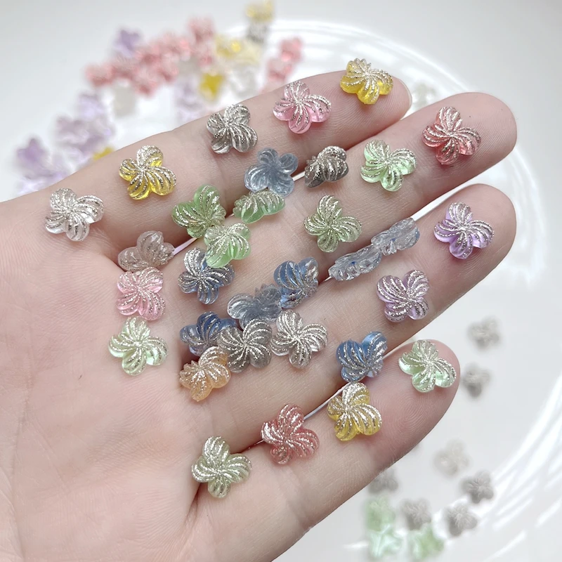 50 個 10*8 ミリメートルゼリー色発光蝶フラットバック - Resin Art Design For Wedding のレビューと価格