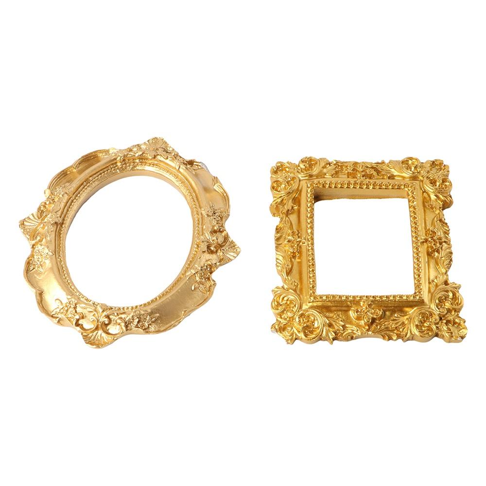 女の子向けレトロスタイル樹脂製写真撮影用小道具　中空エンボス - Resin Art For Photo Frame のレビューと価格